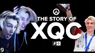 xQc Reacts to The Story Of xQc by theScore esports  xQcOW [upl. by Remark]