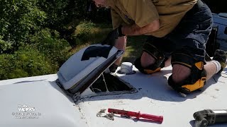 Replacing And Resealing RV Roof Vents [upl. by Murat]