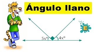 🥎 Ejercicio Sobre ÁNGULO LLANO  Ejemplos incluidos [upl. by Seravart]