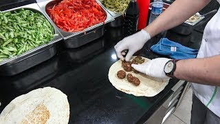 Falafel Sandwich Wraps  Delicious Middle Eastern Street Food in Istanbul [upl. by Victoir]