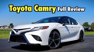 2019 Toyota Camry FULL REVIEW  The Crazy Cool Camry Adds Apple CarPlay [upl. by Auohc77]