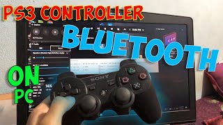 How to use DUALSHOCK 3 PS3 controller on PC using BLUETOOTHUSB [upl. by Tlok943]