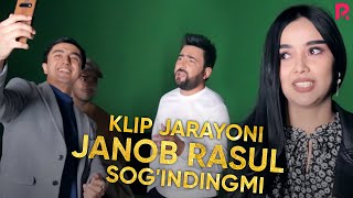 Janob Rasul  Sogindingmi klip jarayoni [upl. by Atsillac]