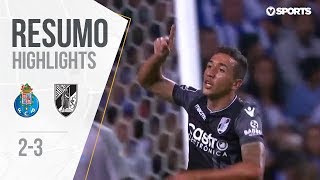 Highlights  Resumo FC Porto 23 V Guimarães Liga 1819 3 [upl. by Ecyaj424]