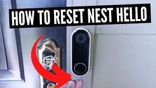 How To Factory Reset Nest Hello Doorbell [upl. by Col]