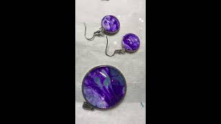 Gluing Cabochons  Acrylic Jewellery [upl. by Ymeraj506]