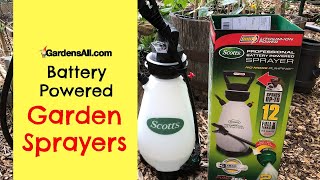 Battery Powered Garden Sprayers  GardensAllcom [upl. by Raimundo160]