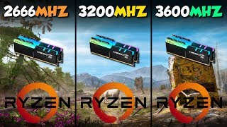 3600MHz vs 3200MHz vs 2666MHz Best RAM for Ryzen 3000 [upl. by Olson]