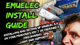 How to Install EmuELEC to a Pandoras Key 7  Treasure II Video Guide  EEMC604 [upl. by Silenay15]