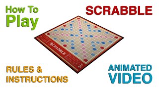 SCRABBLE Rules  How To Play Scrabble  Rules of Scrabble EXPLAINED [upl. by Nwad]