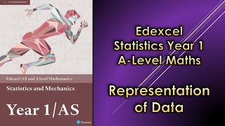 Edexcel A Level Maths Statistics 1  Representation of Data [upl. by Tenaj411]