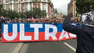 Le Collectif Ultras Paris accueil les nouvelles recrues du PSG 12 [upl. by Nnairet1]