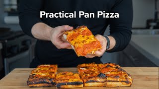 My favorite pizza to cook at home Detroit Style [upl. by Lange]