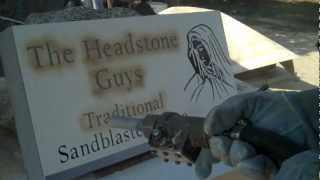 Traditional Sandblasting PERFECT Headstones [upl. by Yecaj]