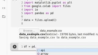 How to Import csv data files into a CoLab Notebook [upl. by Daniella795]