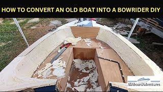 Boat conversion into Bowrider [upl. by Alemrac]