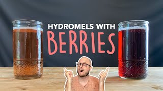 How to Make Session Mead Blackberry and Boysenberry hydromels you can brew at home [upl. by Kcirdez]