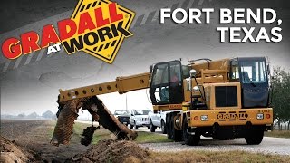 Gradall At Work Fort Bend Texas [upl. by Hank]