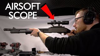 Airsoft Scopes On Real Guns  Can They Survive [upl. by Pillsbury786]