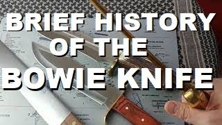 Brief History of the BOWIE KNIFE [upl. by Adnahcal]