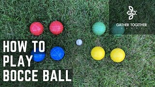 How To Play Bocce Ball Backyard Rules [upl. by Piane716]