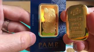 👉 100 gram gold bar 50 gram gold bar 5 oz gold bar royal arms 1 ounce gold coin goldbar [upl. by Ahsaeym]