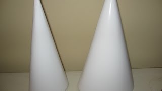 How to Make a Cone From Paper for Less than 1 [upl. by Otxis]