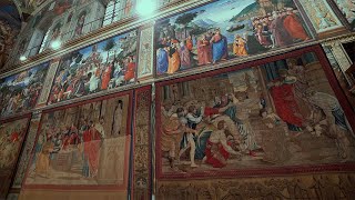 Gli arazzi di Raffaello in Cappella Sistina – Raphael’s tapestries in the Sistine Chapel [upl. by Bonneau]