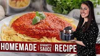 Homemade Spaghetti Sauce Recipe [upl. by Cartwell908]