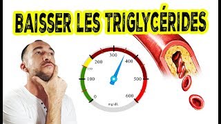 Comment faire baisser son taux de TRIGLYCÉRIDES [upl. by Ot99]