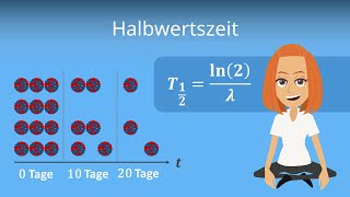 Halbwertszeit berechnen  einfach erklärt [upl. by Mota]