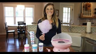 How to use the Cotton Candy Express Cotton Candy Machine [upl. by Llewen]