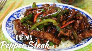 One Pan Pepper Steak in 30 Minutes [upl. by Aneleiram]