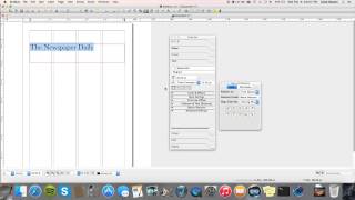 How to Make a Newspaper in Scribus [upl. by Xuaegram447]