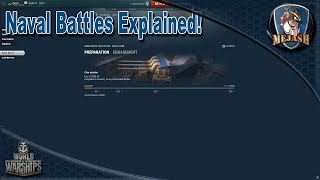 World of Warships Naval Battles explained [upl. by Nnylyma]