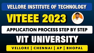 VITEEE 2023 Application Process  YoursMedia  Vellore Institute Of Technology  VIT University [upl. by Nylecsoj899]