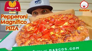 Marcos Pizza® PEPPERONI MAGNIFICO PIZZA Review 🍕🤗 [upl. by Dragelin486]