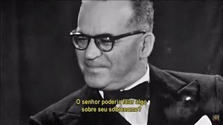 Guimarães Rosa  Entrevista raríssima em Berlim 1962 [upl. by Dirraj410]