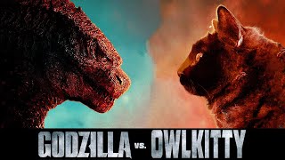 Godzilla vs Cat OwlKitty Parody [upl. by Gilbart303]