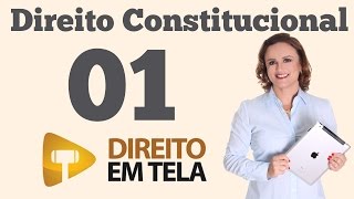 Direito Constitucional  Aula 01  Objeto do Direito Constitucional [upl. by Desiri]