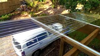 How to install polycarbonate roofing [upl. by Enitnelav967]