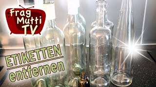 Etiketten amp Klebereste entfernen  Frag Mutti TV [upl. by Sehcaep]