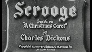 SCROOGE 1935  Full Movie  Captioned [upl. by Ennoryt284]