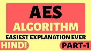 Advanced Encryption Standard AES Algorithm Part1 Explained in Hindi [upl. by Devland]