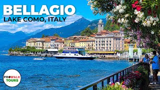 Bellagio Italy  Lake Como  Walking Tour 4KUHD  with Captions [upl. by Ynohtnael]