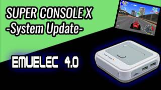 Super Console X System Update  EmuElec 40 Install Video Tutorial  EEMC605 [upl. by Ardnalahs198]