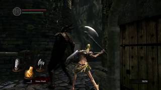 DARK SOULS REMASTERED How to Kill Black Knight START AREA [upl. by Rovert373]