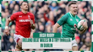 Irish Rugby TV Ireland v Wales 2018 NatWest 6 Nations Highlights [upl. by Wanyen591]