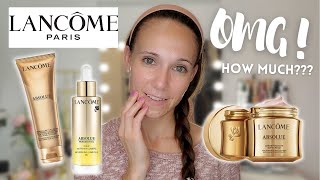 Testing Lancome Skincare  Absolue Review [upl. by Rodd]