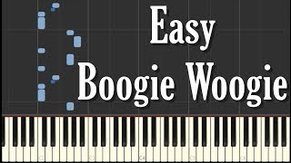 Easy Boogie Woogie Piano Tutorial  FREE SHEET MUSIC [upl. by Tatiania845]